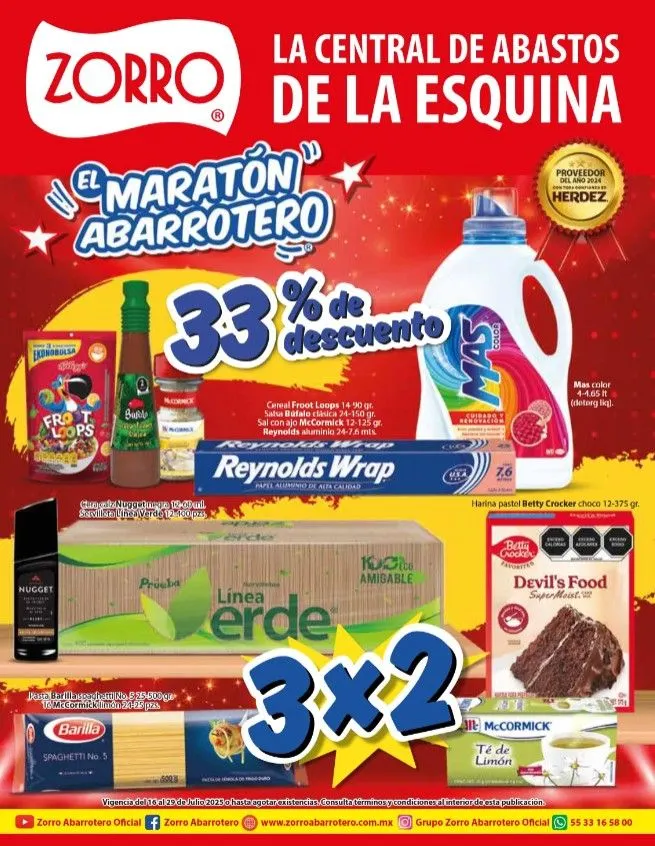 Catálogo de Zorro - Catálogos semanales 16 de julio al 29 de julio 2025 - Pagina 1