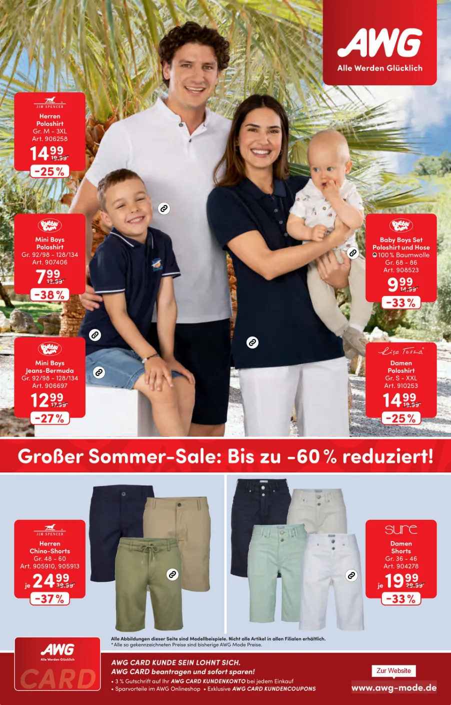 AWG Angebote von 19. Juli bis 2. August 2025 - Prospekt seite 1