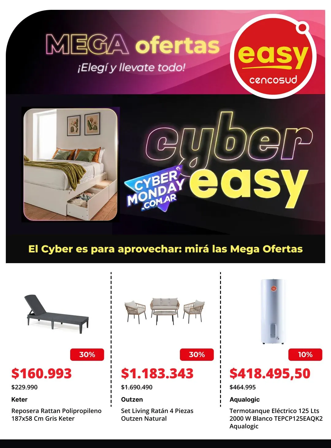Ofertas de Cyber monday 3 de noviembre al 12 de noviembre 2025 - Página del catálogo