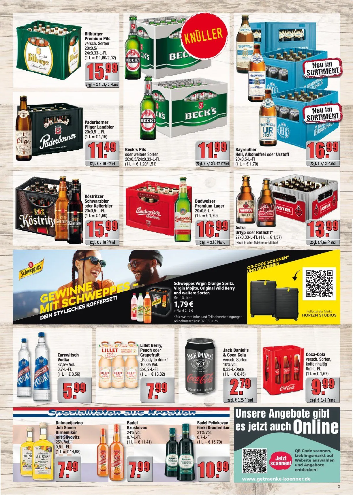 Alldrink Prospekte von 21. Juli bis 2. August 2025 - Prospekt seite 2