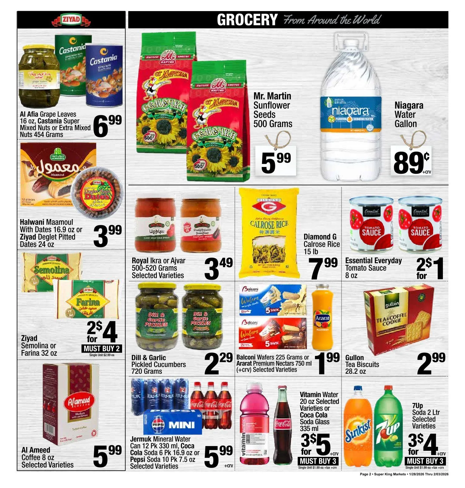 Weekly promotion  Super King Markets Sales spanning from January 28 to February 3 2026 - Page 2 for Catalogue 365
