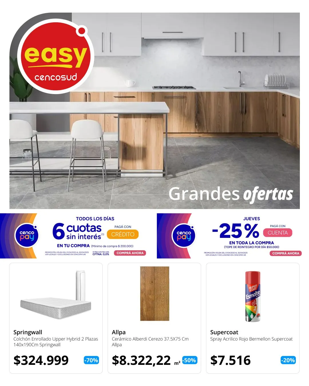 Ofertas de Ofertas 4 de abril al 25 de abril 2025 - Página 1 del catálogo