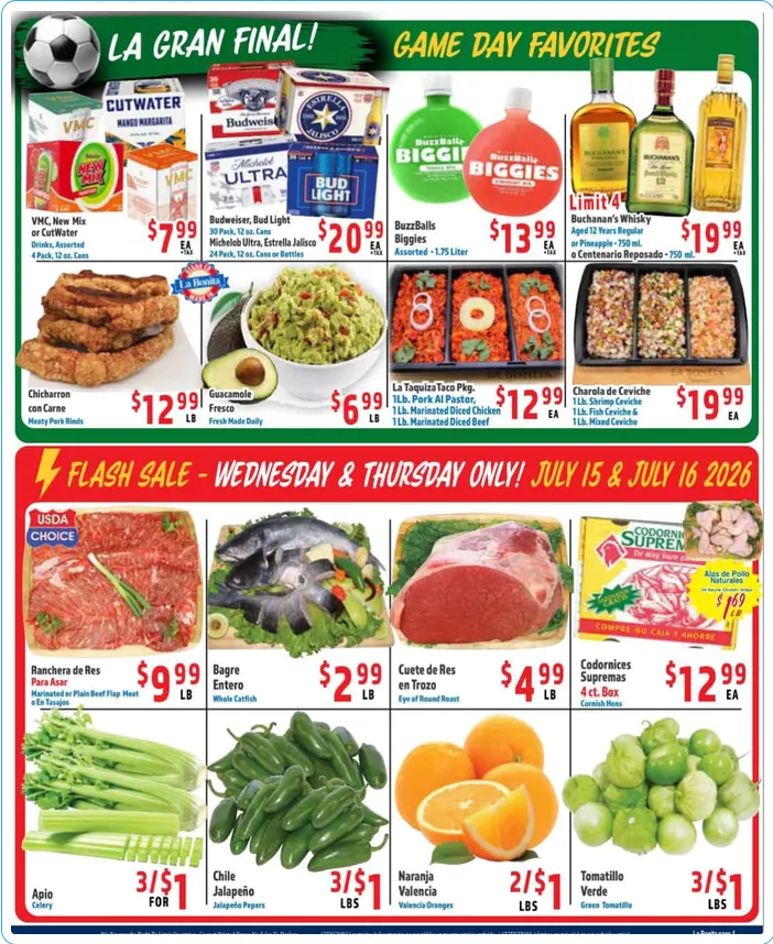 Weekly ad La Bonita Supermarkets Sales from July 15 to July 21 2026 - Page 2