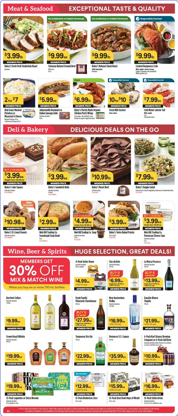 Weekly ad Raley's Sales from March 4 to March 10 2026 - Page 2