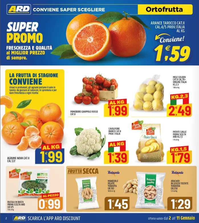 Volantini ARD Discount da 2 gennaio a 11 gennaio di 2026 - Pagina del volantino 2