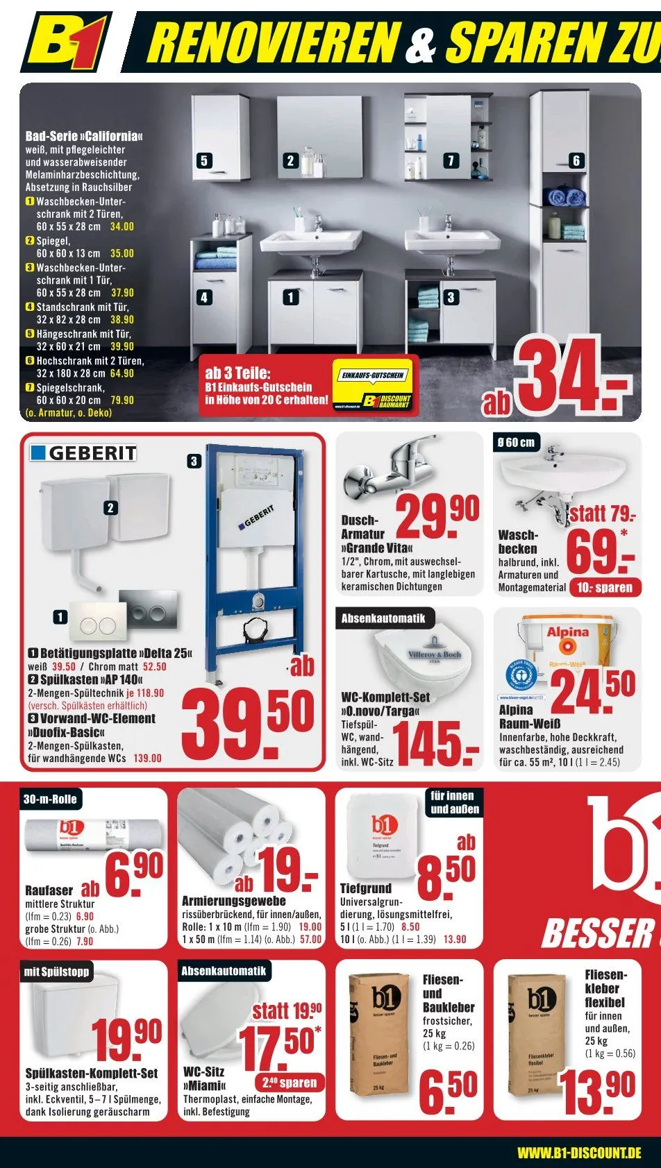 B1 Discount Baumarkt Prospekte von 14. Februar bis 20. Februar 2026 - Prospekt seite 2