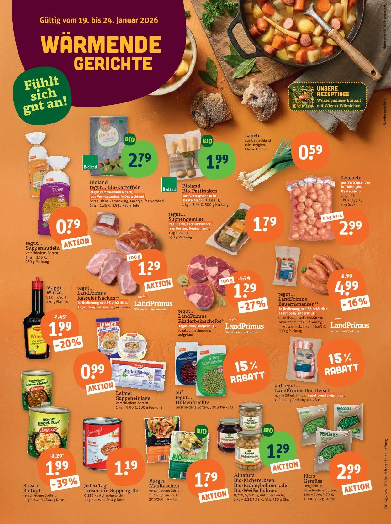 tegut... Angebote von 23. Januar bis 24. Januar 2026 - Prospekt seite 2