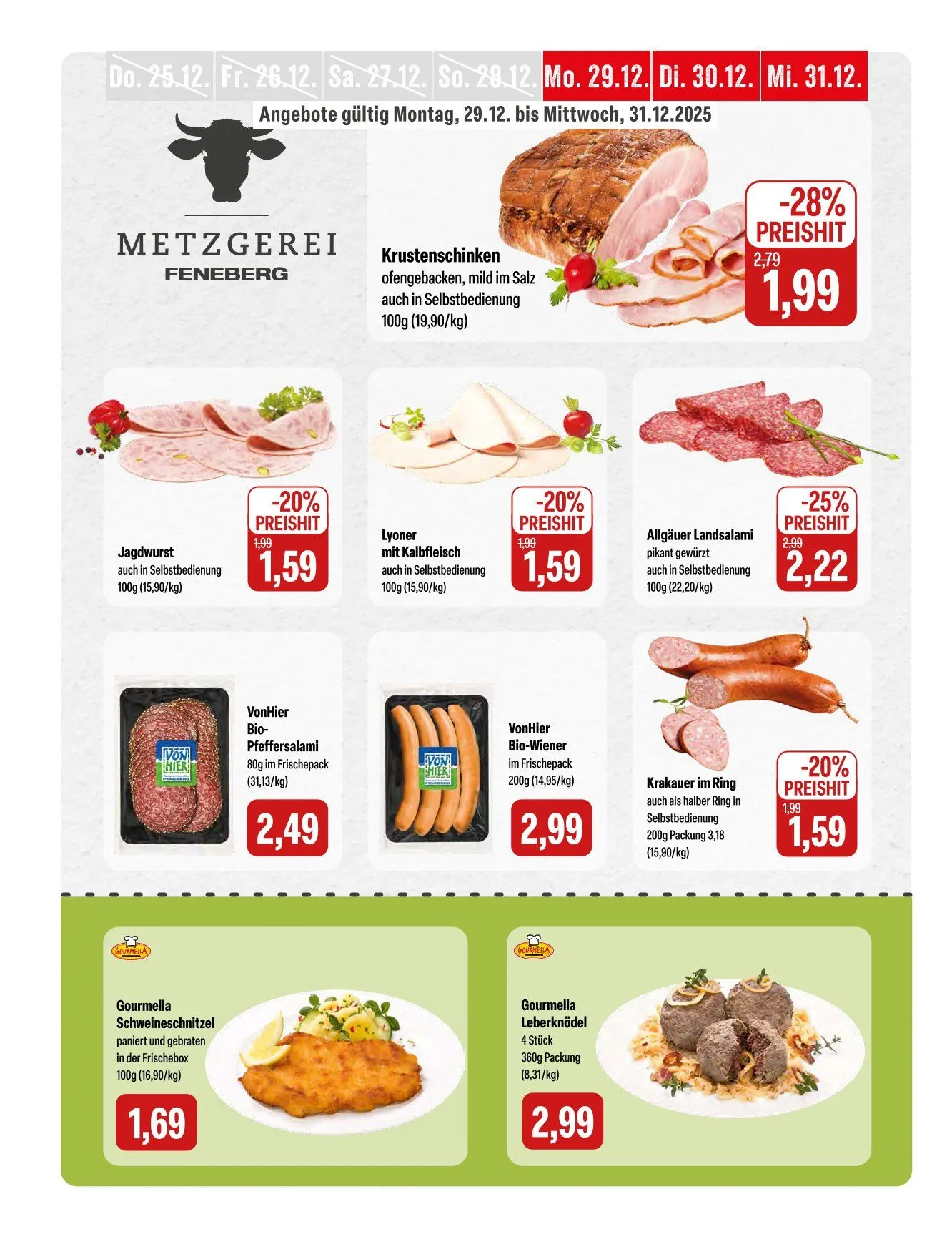 Feneberg Angebote von 26. Dezember bis 31. Dezember 2025 - Prospekt seite 2