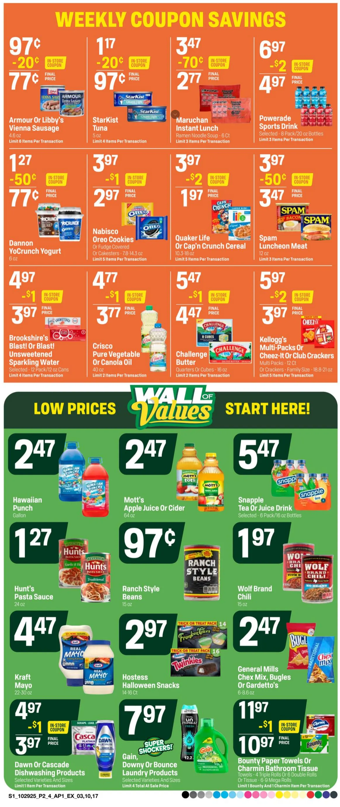Weekly ad Super 1 Foods Sales from October 29 to November 4 2025 - Page 2