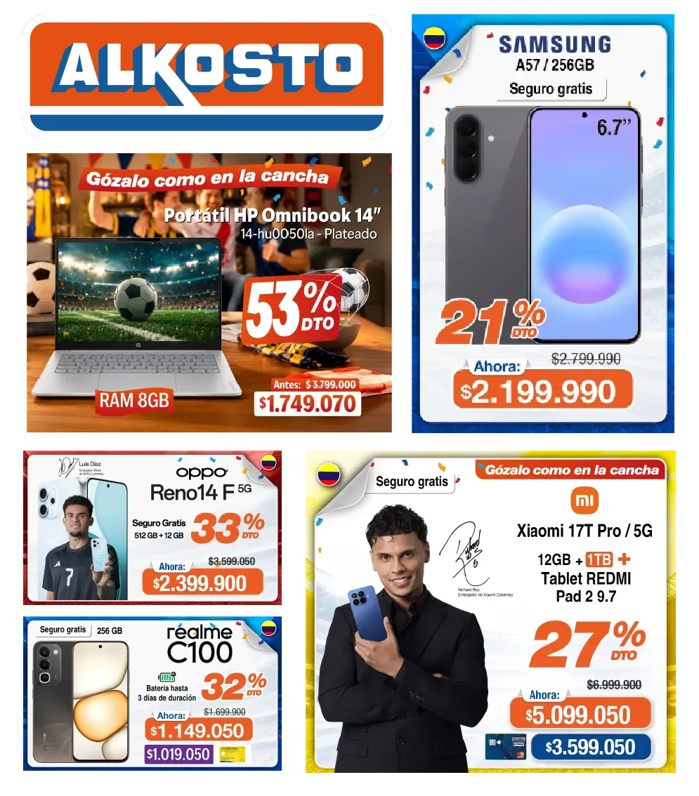 Catalogo de Alkosto Ofertas 25 de junio al 14 de julio 2026 - Pag 1