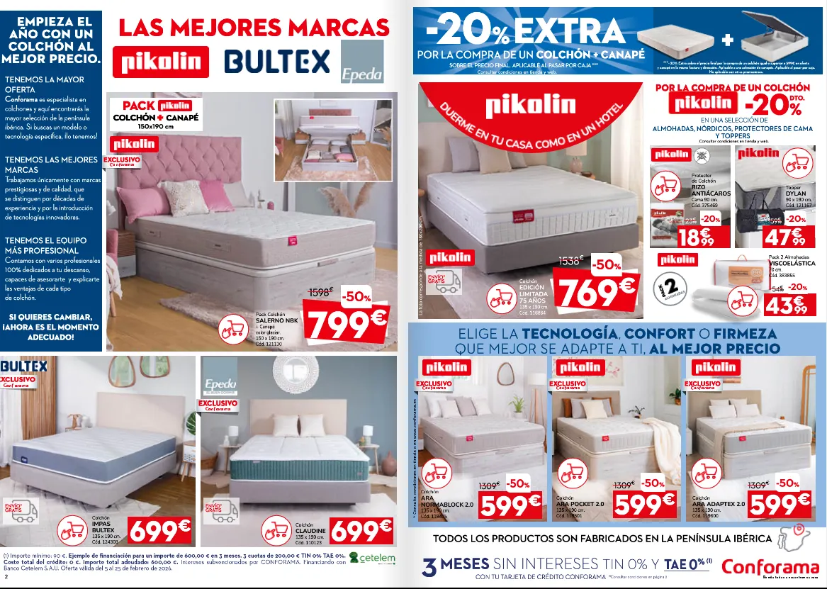 Catálogo de Conforama Ofertas 5 de febrero al 25 de febrero 2026 - Página 4