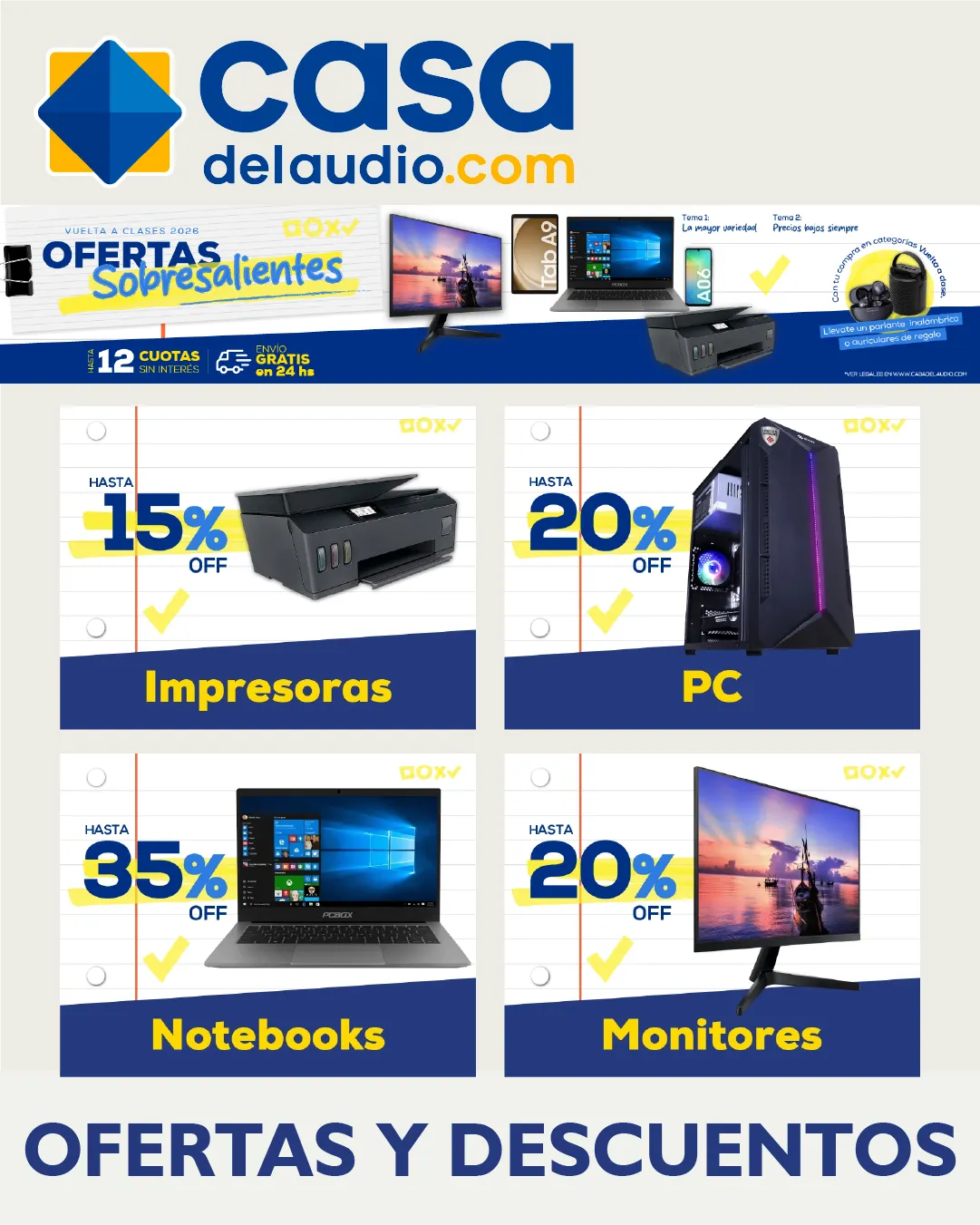 Ofertas de Casa del Audio Ofertas 5 de marzo al 25 de marzo 2026 - Página 1 del catálogo