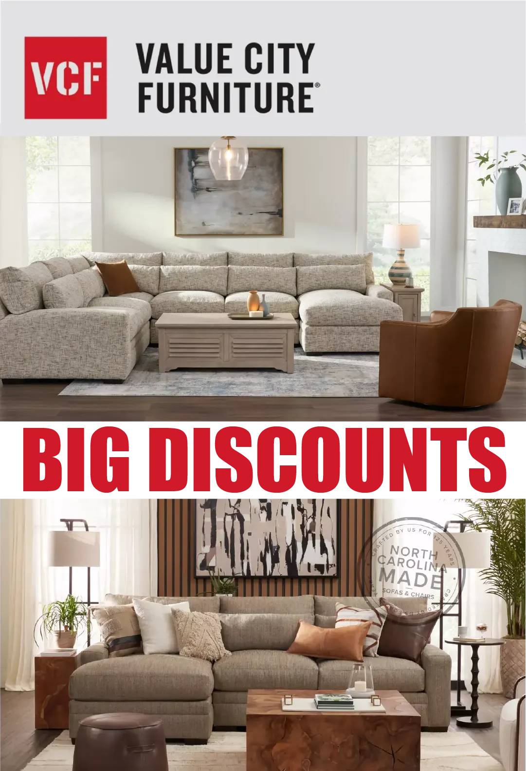 Weekly ad Value City Furniture Sales from September 22 to October 3 2025 - Page 1