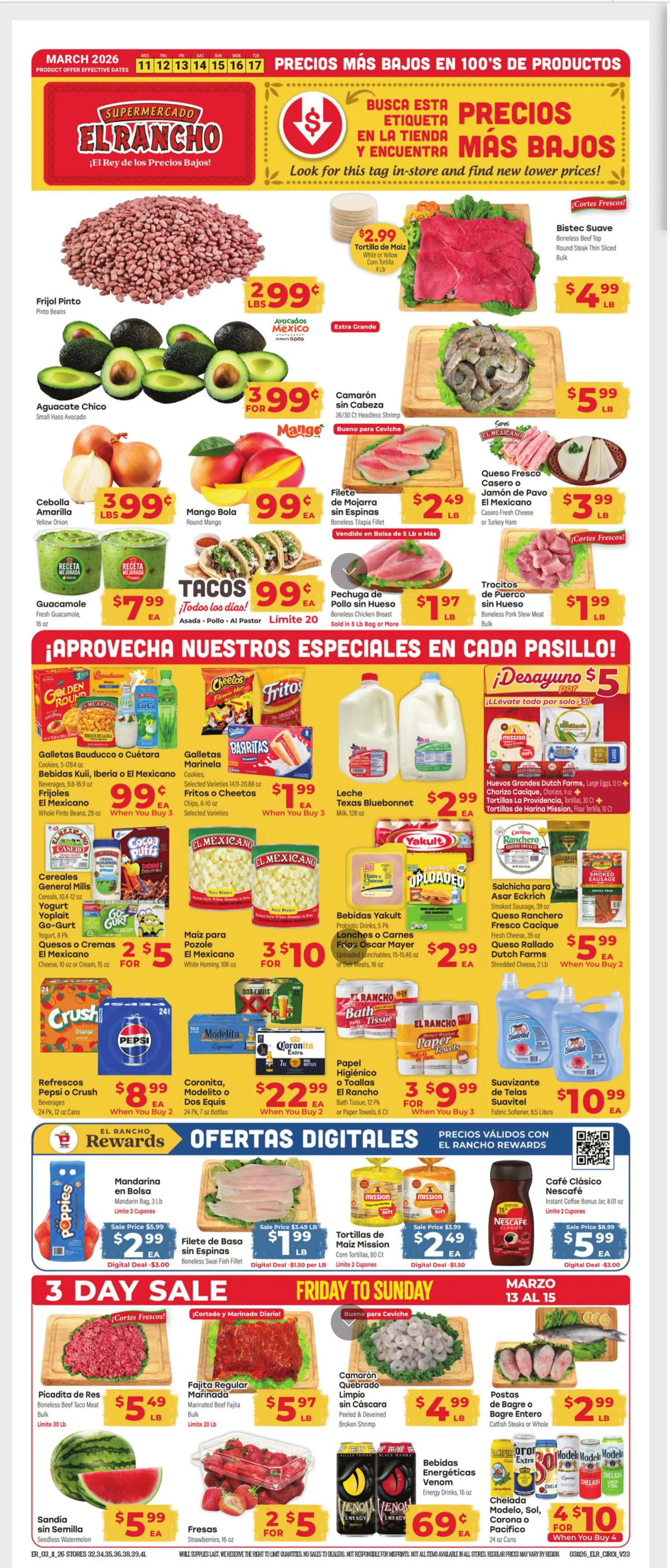 Weekly ad El Rancho weekly ads from March 11 to March 17 2026 - Page 