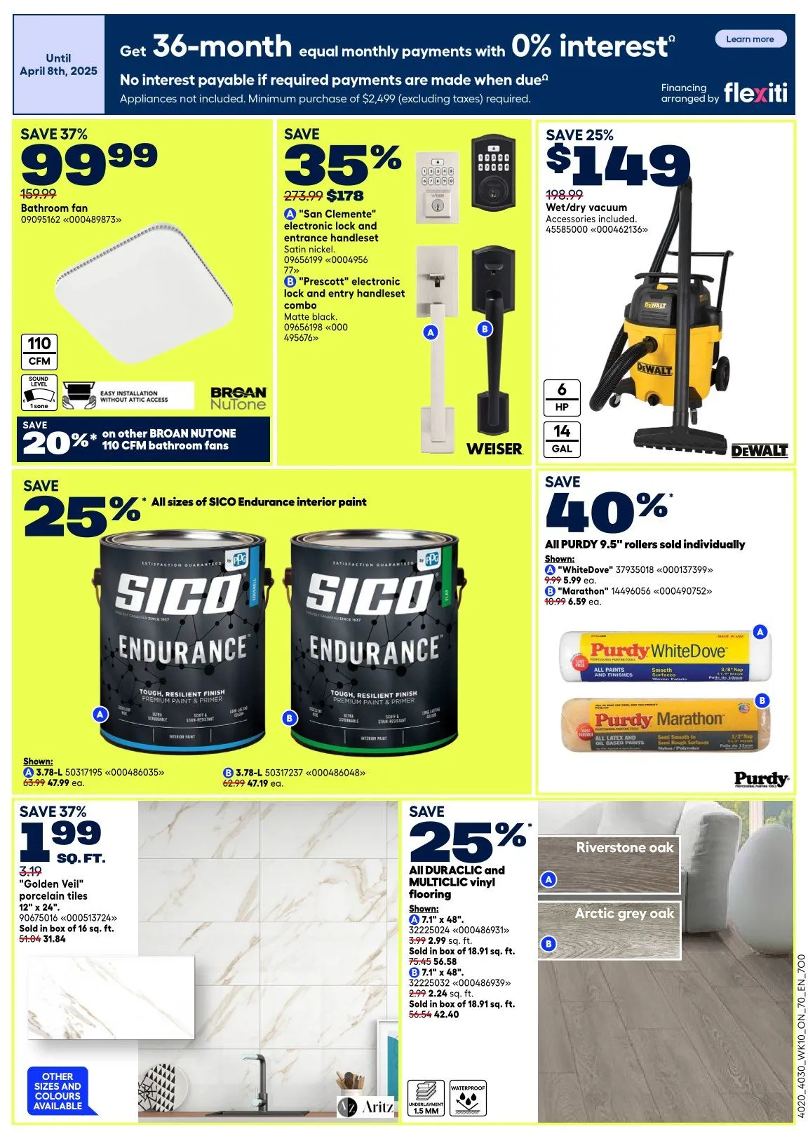 RONA Sales from April 3 to April 8 2026 - flyer page 2