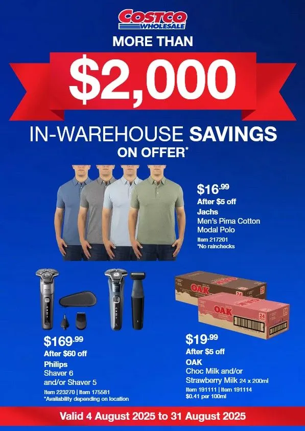 Costco - Catalogue valid from 4 August to 31 August 2025 - page 