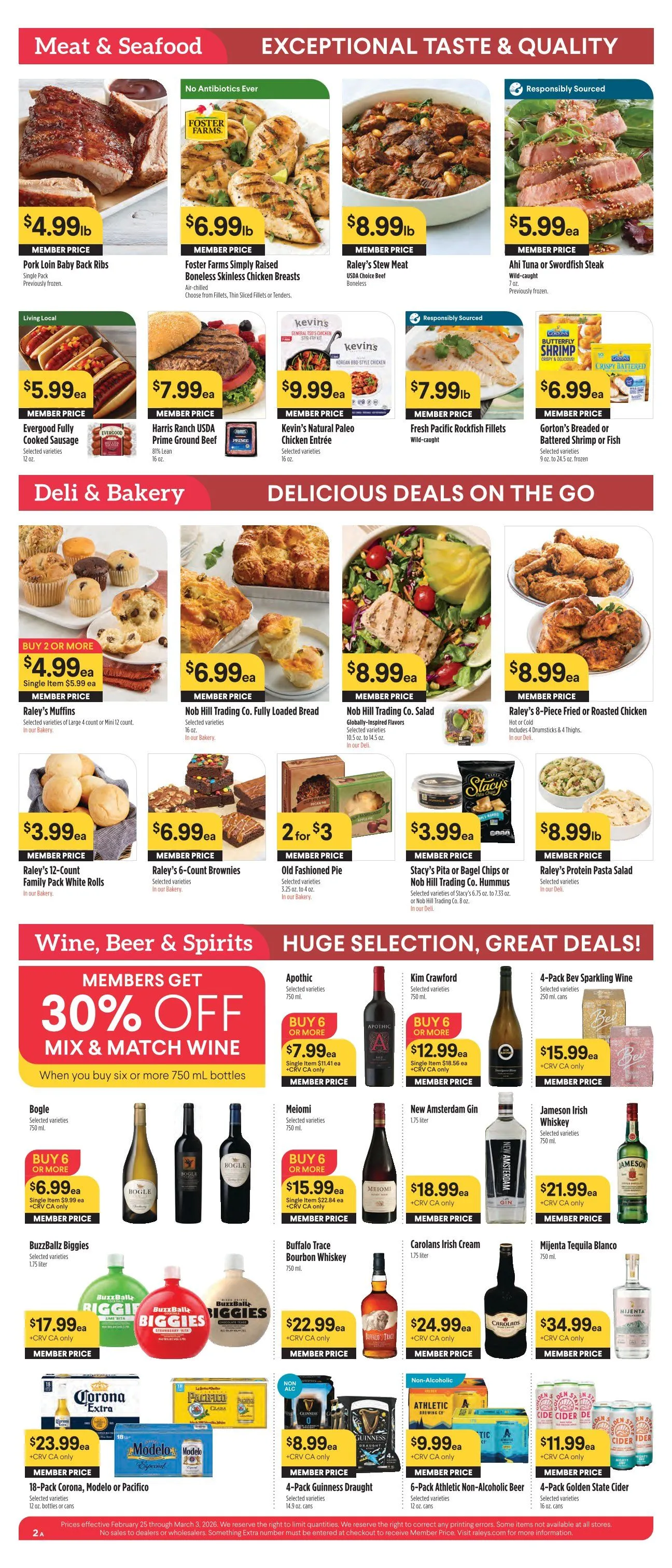 Weekly ad Raley's Sales from February 25 to March 3 2026 - Page 2
