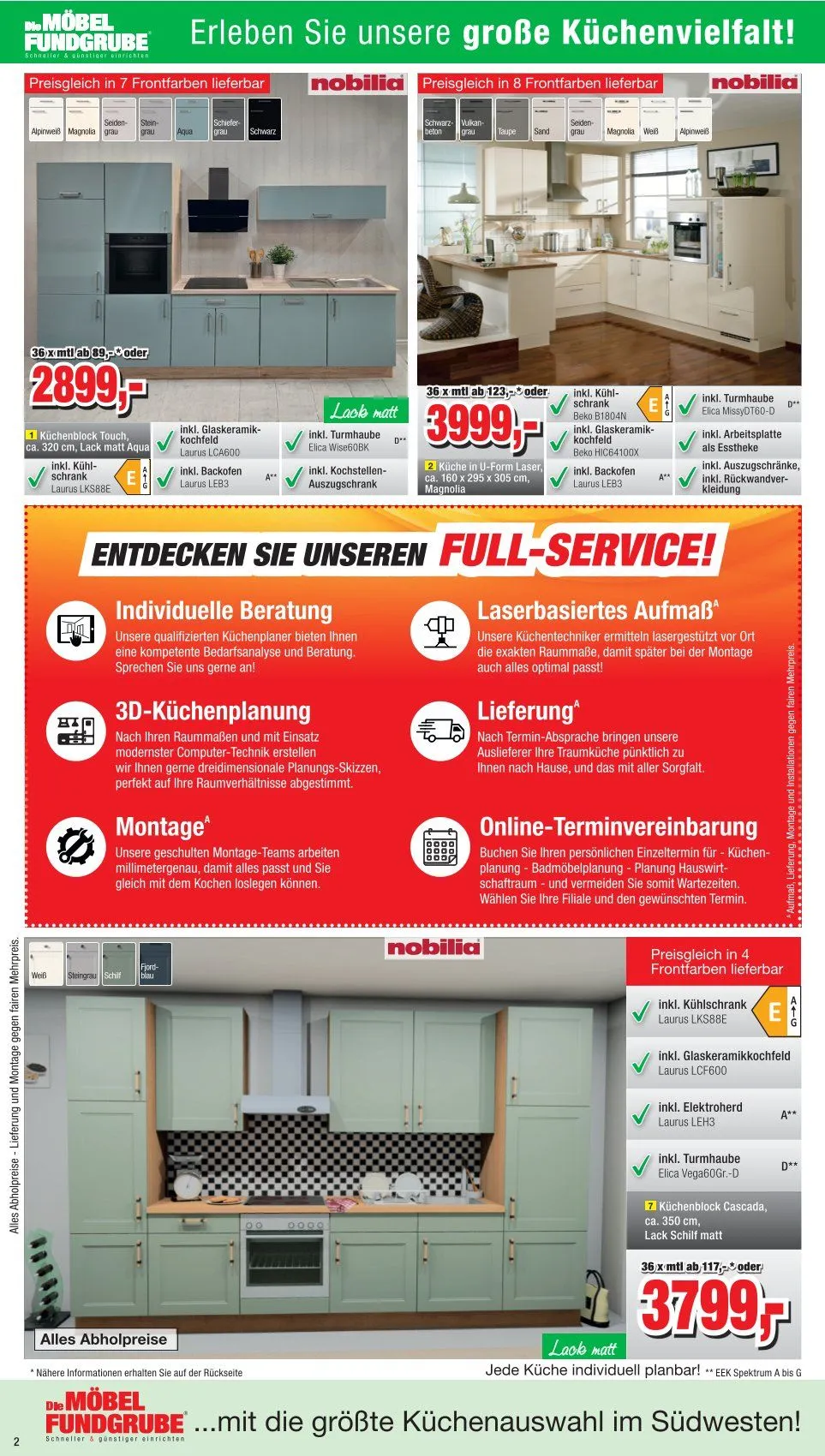 Möbelfundgrube Prospekte  von 30. Oktober bis 2. November 2025 - Prospekt seite 2