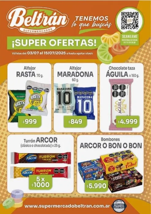 Ofertas de Ofertas Beltrán Supermercados 3 de julio al 16 de julio 2025 - Página 1 del catálogo