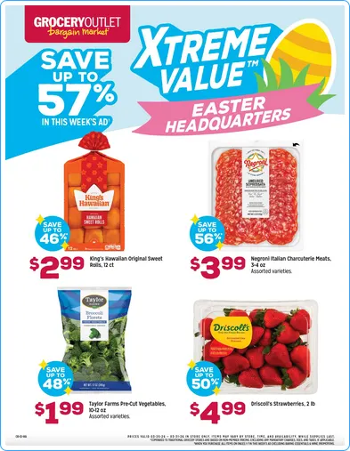 Weekly promotion Grocery Outlet Sales spanning from March 25 to March 31 2026 - Page 2 for Catalogue 365