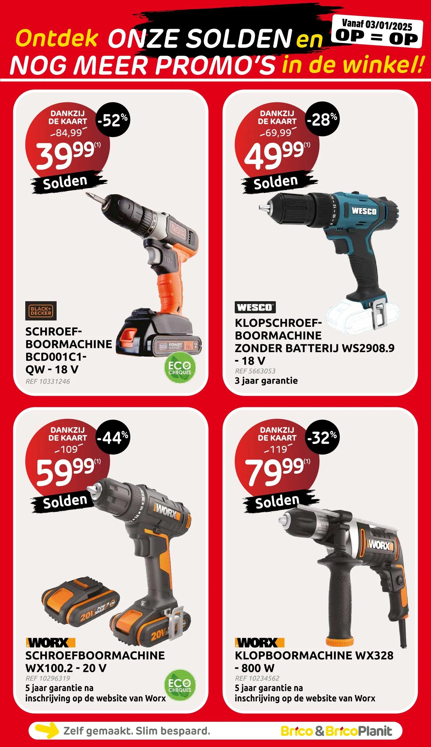 Speciale promoties van Brico van 2 januari tot 27 januari 2025 - folder pagina 2