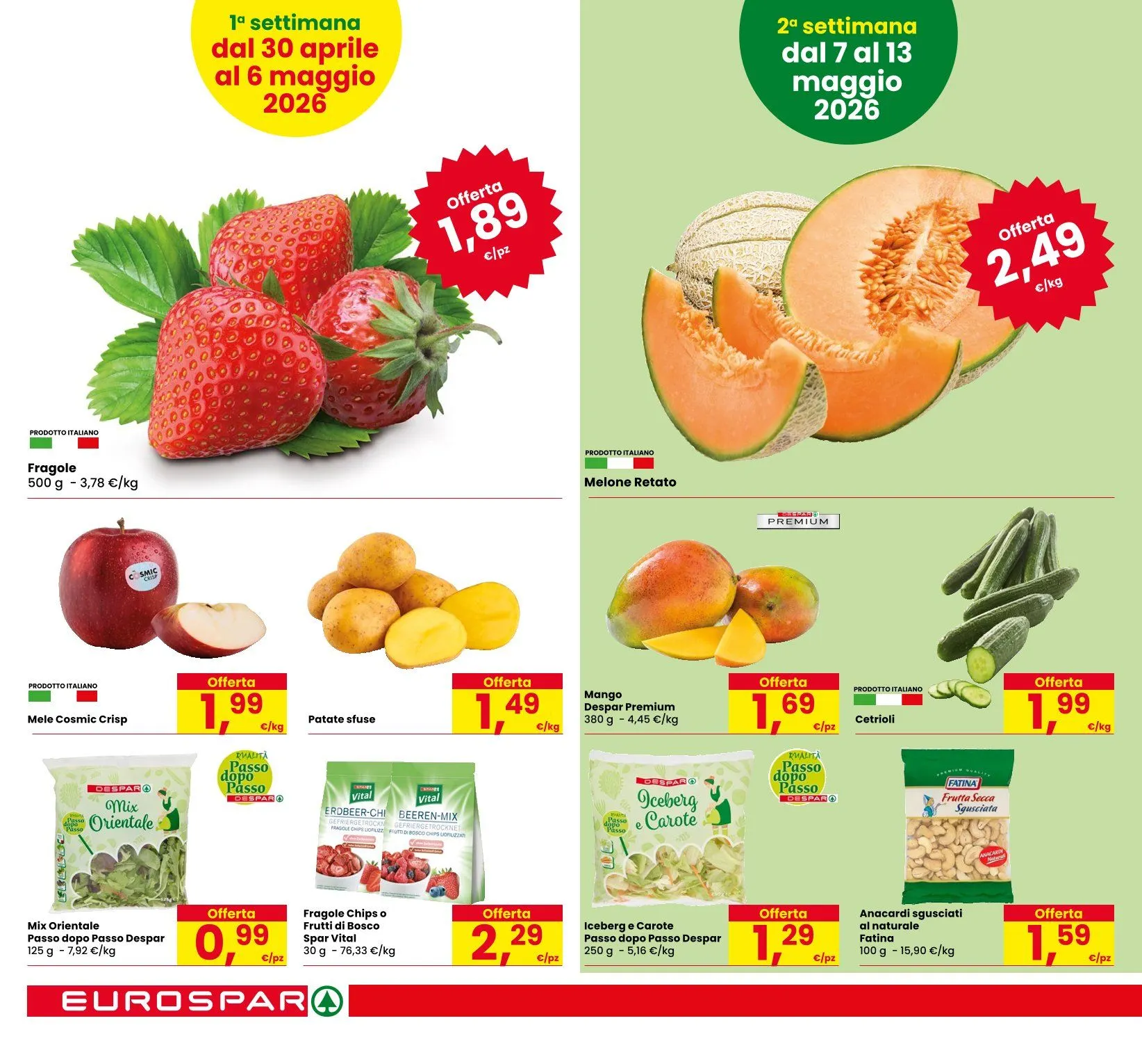 Volantini Eurospar da 30 aprile a 13 maggio di 2026 - Pagina del volantino 2