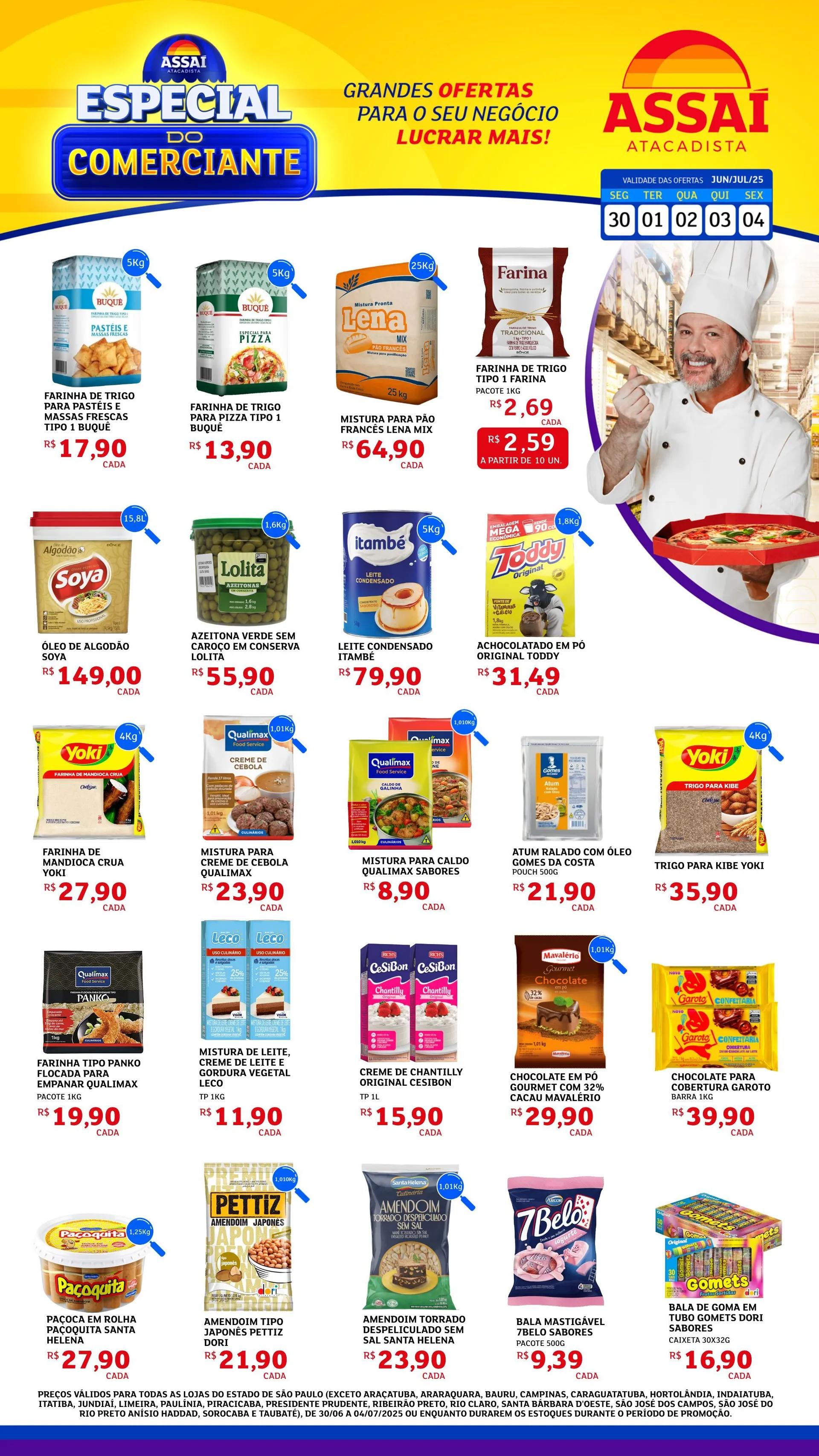 Encarte de Catálogo: Assaí Atacadista 30 de junho até 4 de julho 2025 - Pagina 1