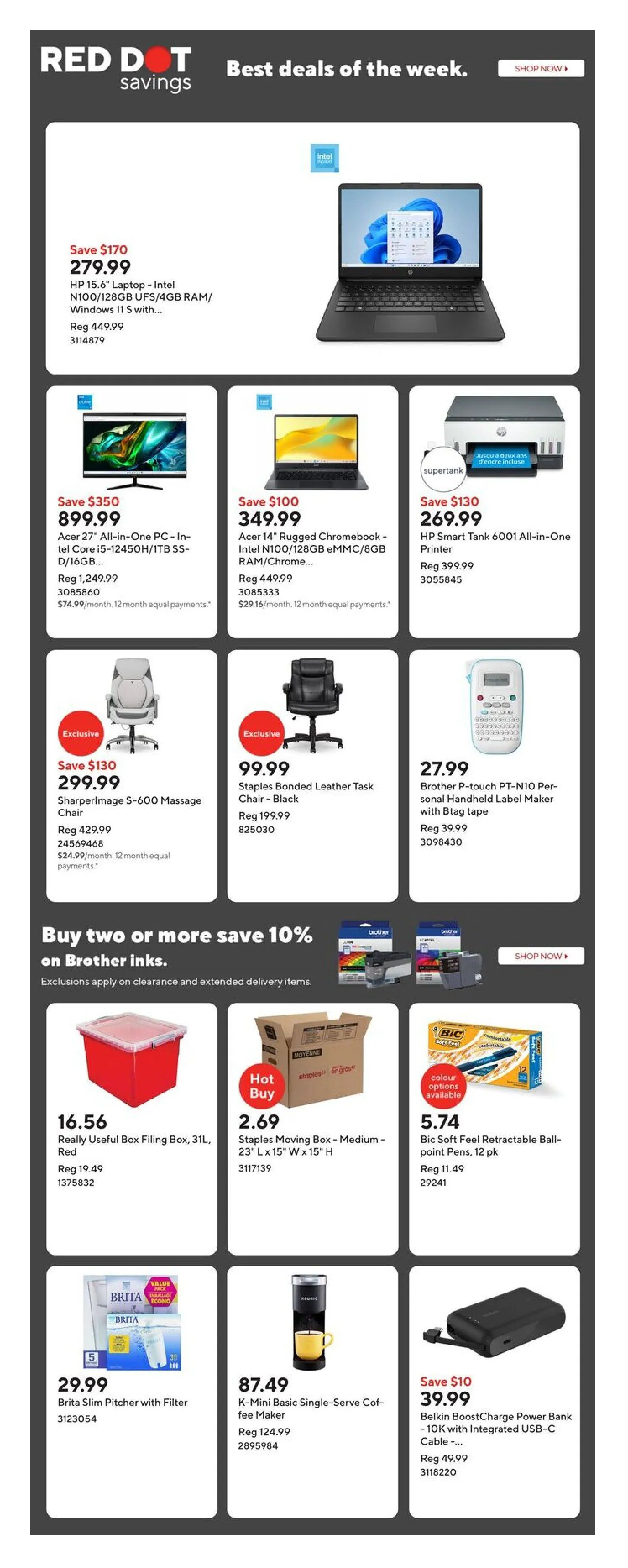 Staples flyers from July 4 to July 10 2025 - flyer page 2