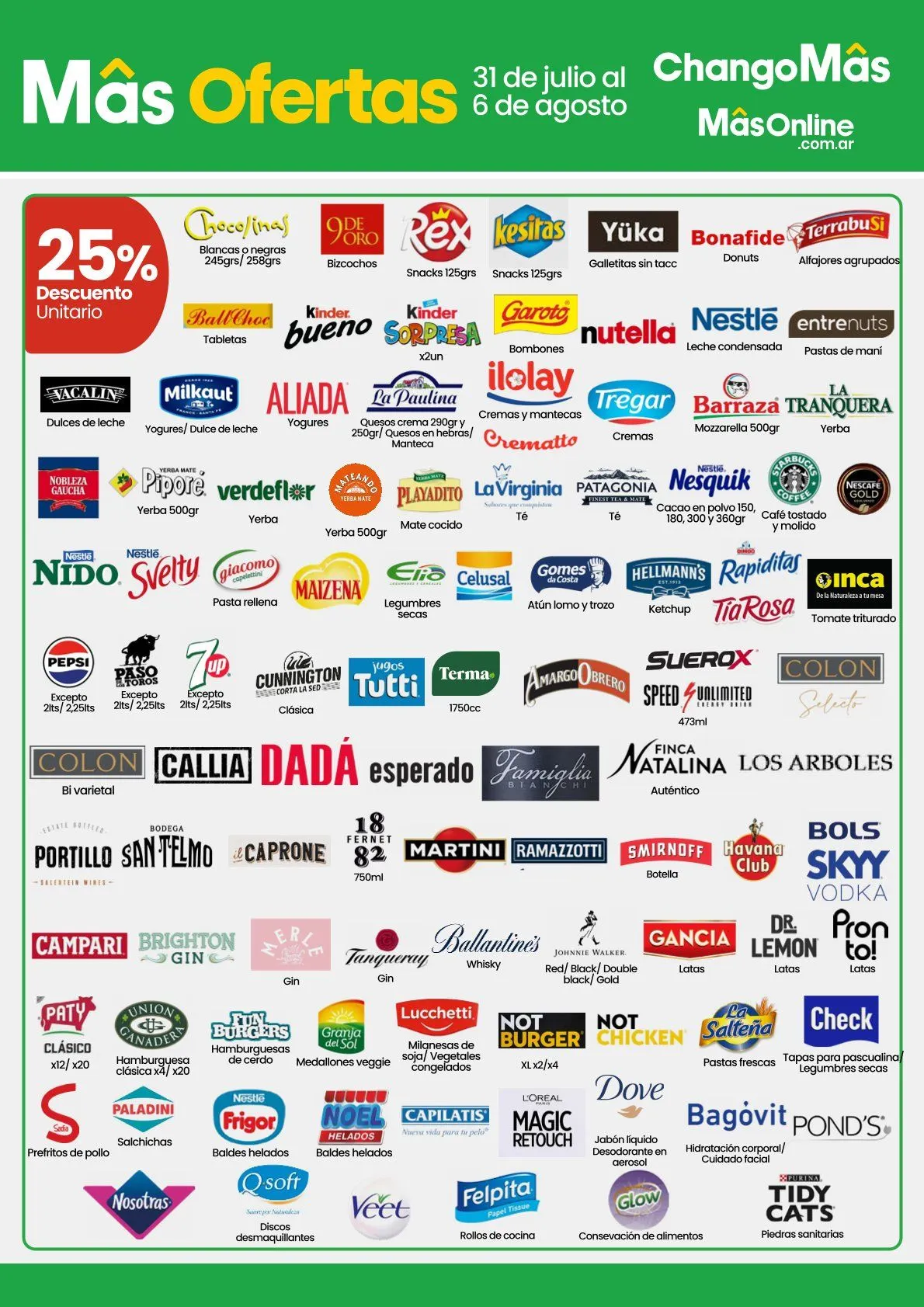 Ofertas de Ofertas Changomas 31 de julio al 6 de agosto 2025 - Página 2 del catálogo