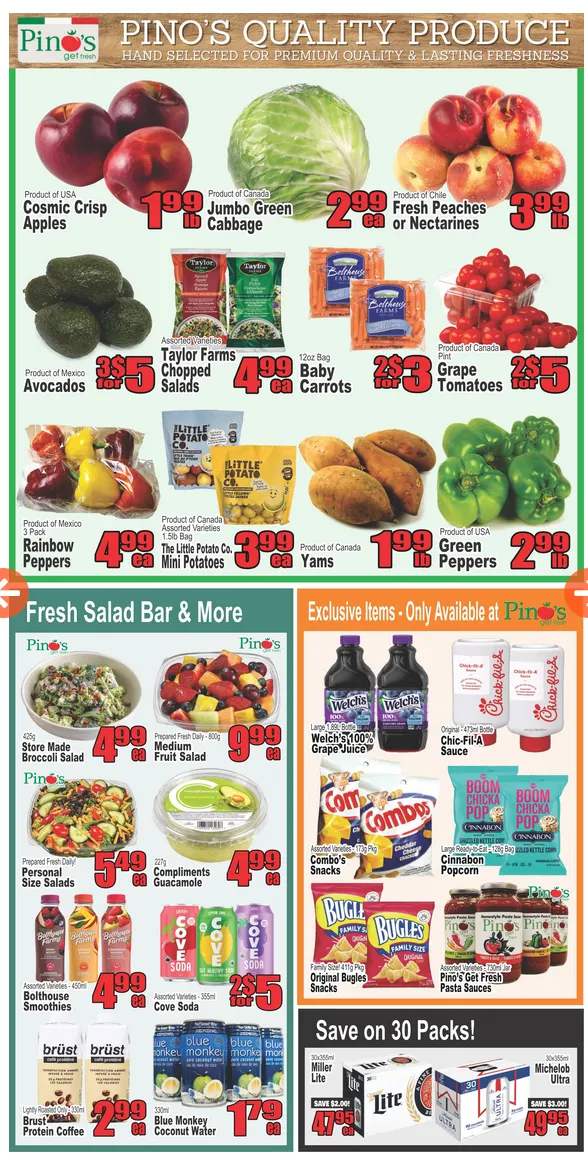 Pino's  Sales from January 22 to January 28 2026 - flyer page 2