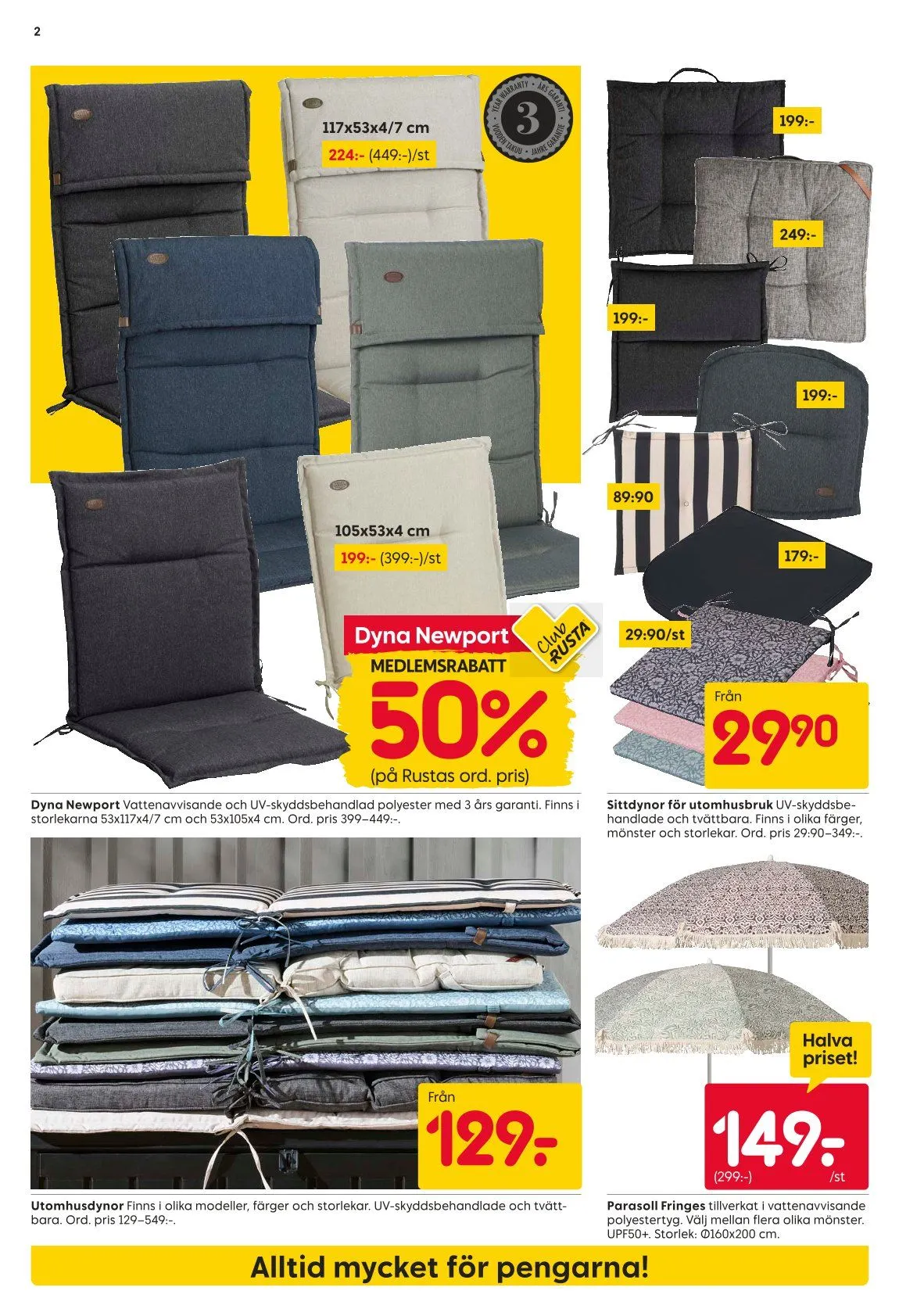 Senaste Rusta erbjudanden från 18 maj till 24 maj 2026 - Reklamblad sidor 2