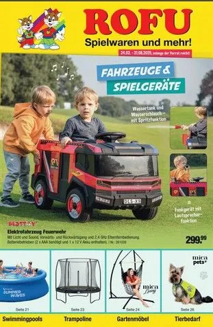 ROFU Kinderland Prospekte von 23. Februar bis 31. August 2025 - Prospekt seite 