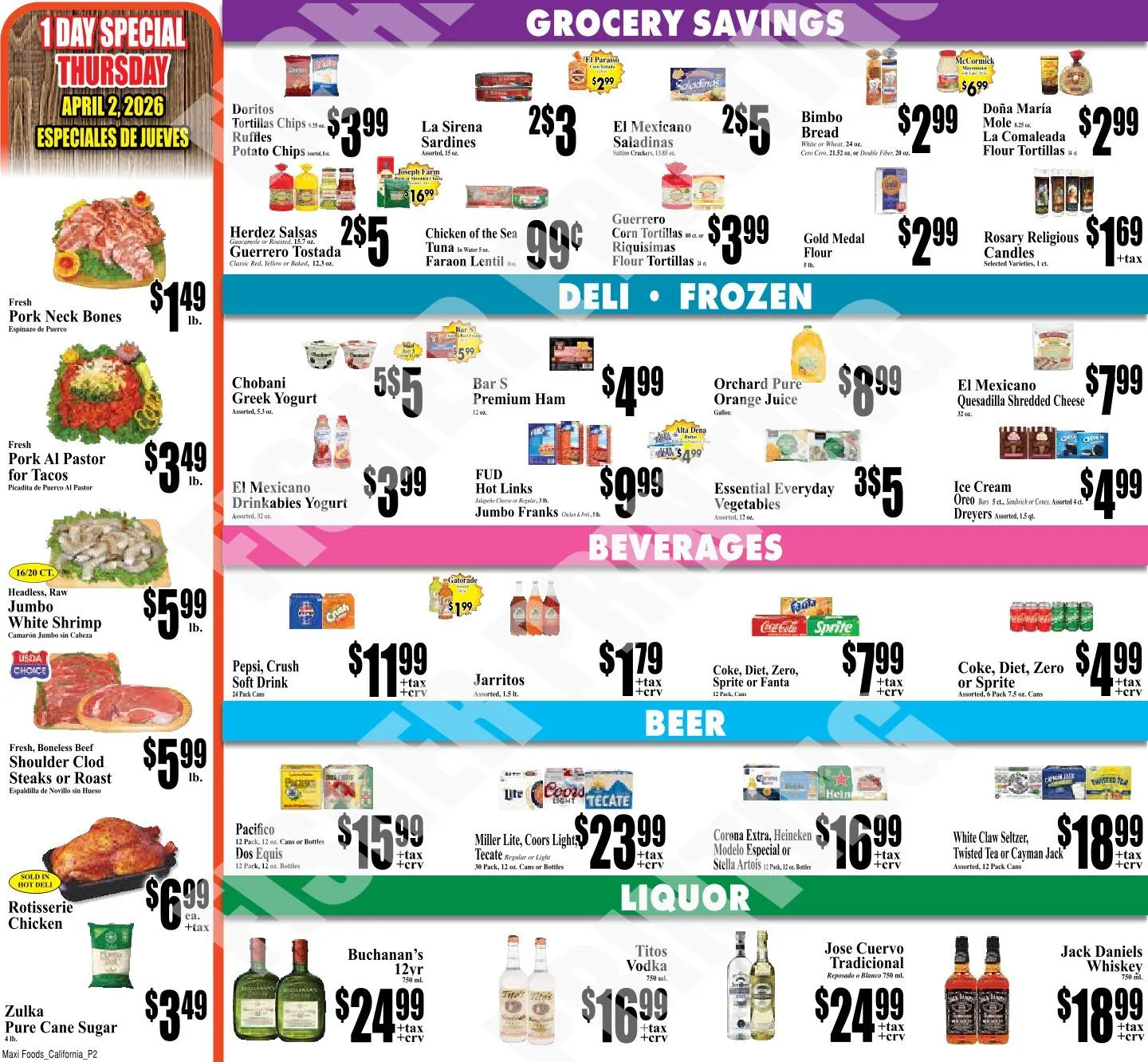 Maxi weekly ads from April 2 to April 6 2026 - flyer page 2