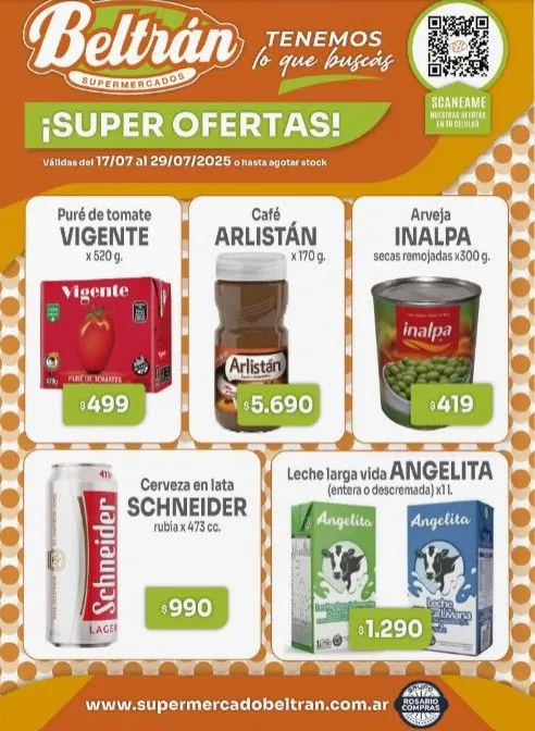 Ofertas de Ofertas Beltrán Supermercados 17 de julio al 29 de julio 2025 - Página  del catálogo