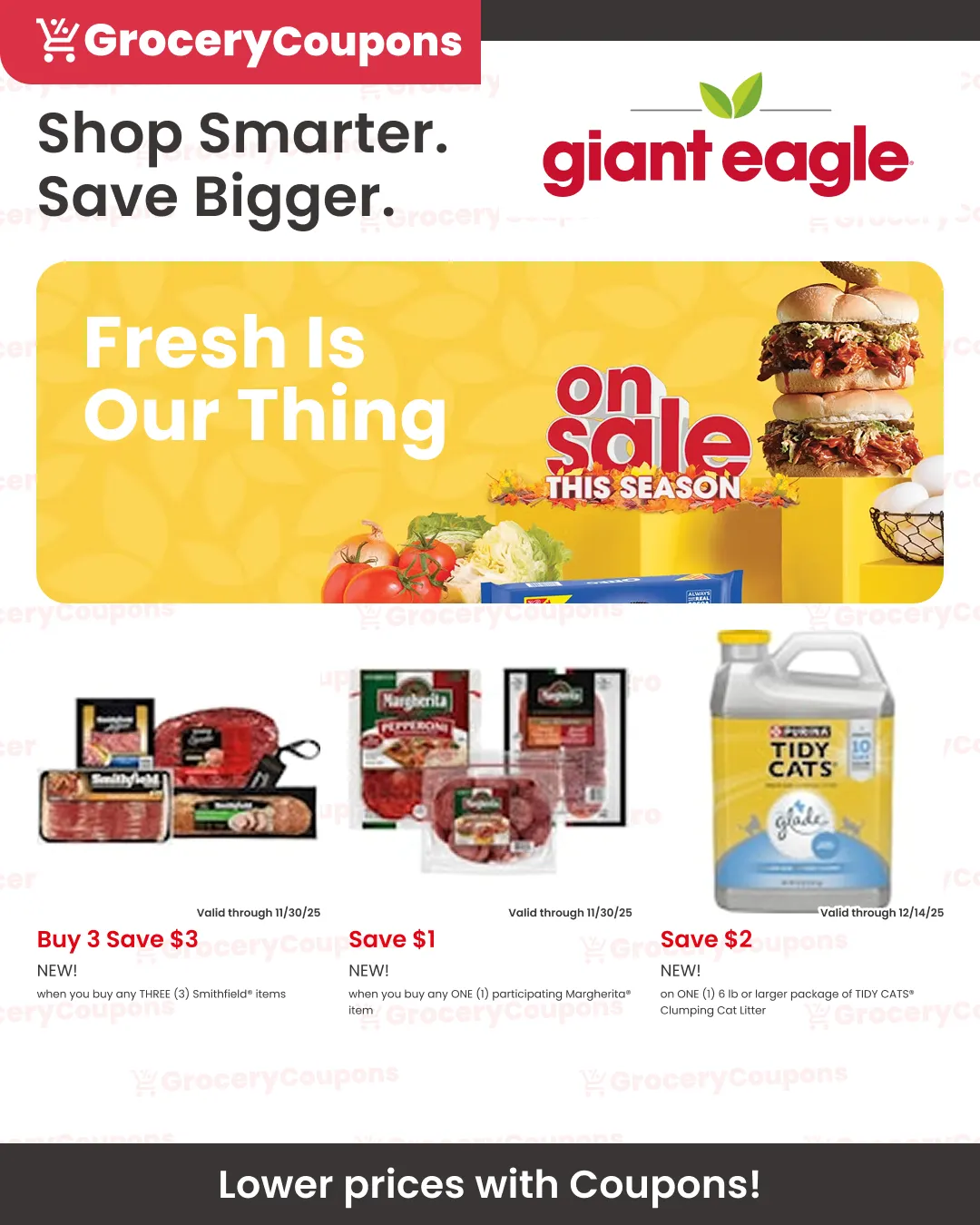 Weekly ad Giant Eagle coupons from November 6 to November 30 2025 - Page 1