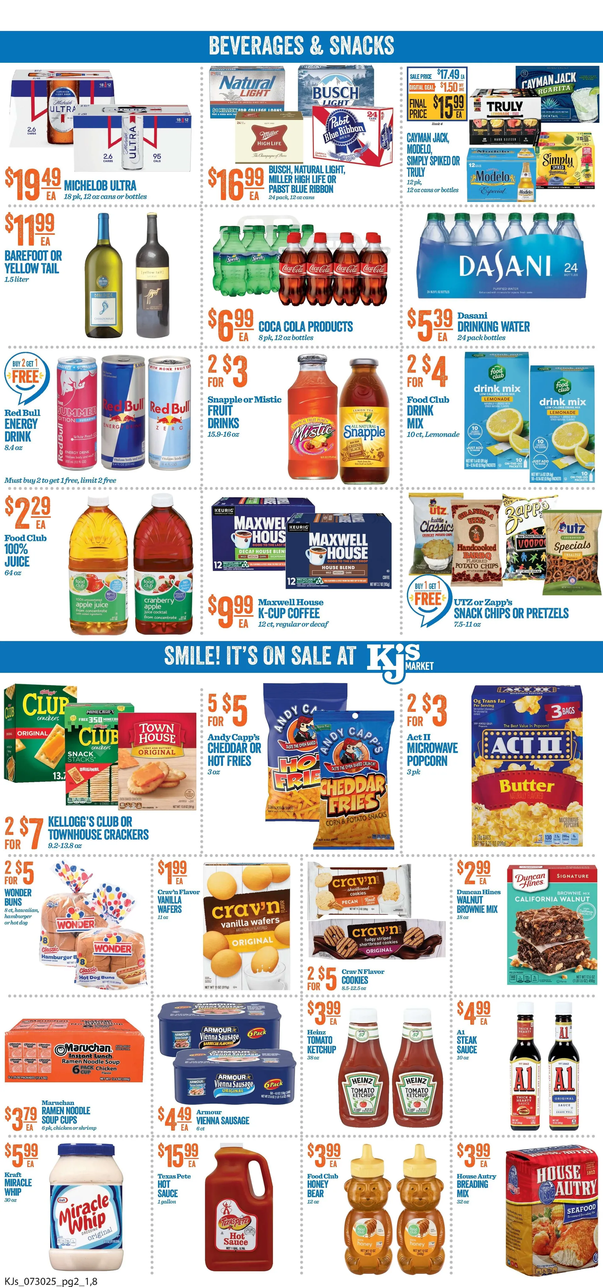 Weekly ad KJ´s Market Sales from July 30 to August 5 2025 - Page 2