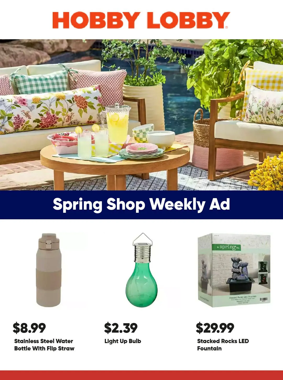 Weekly ad Hobby Lobby Weekly Ad from April 25 to May 9 2025 - Page 1