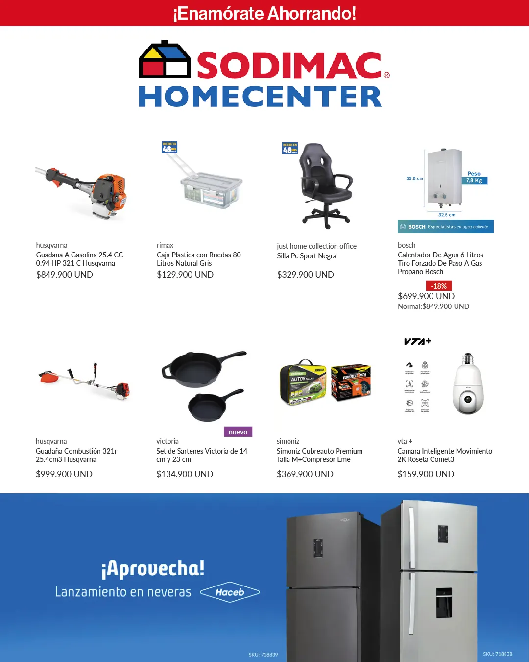 Catalogo de Homecenter Ofertas y descuentos 3 de septiembre al 30 de septiembre 2024 - Pag 1