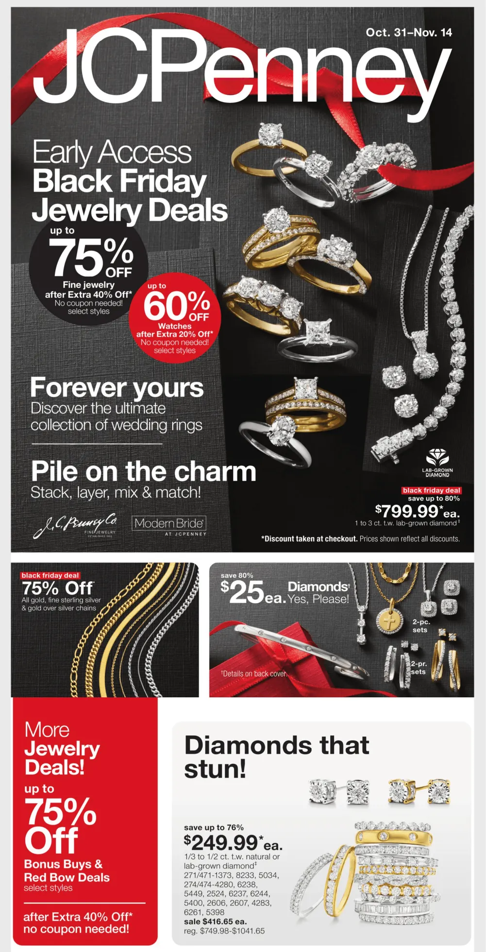 Weekly ad JCPenney Early Access Black Friday from October 31 to November 14 2024 - Page 1