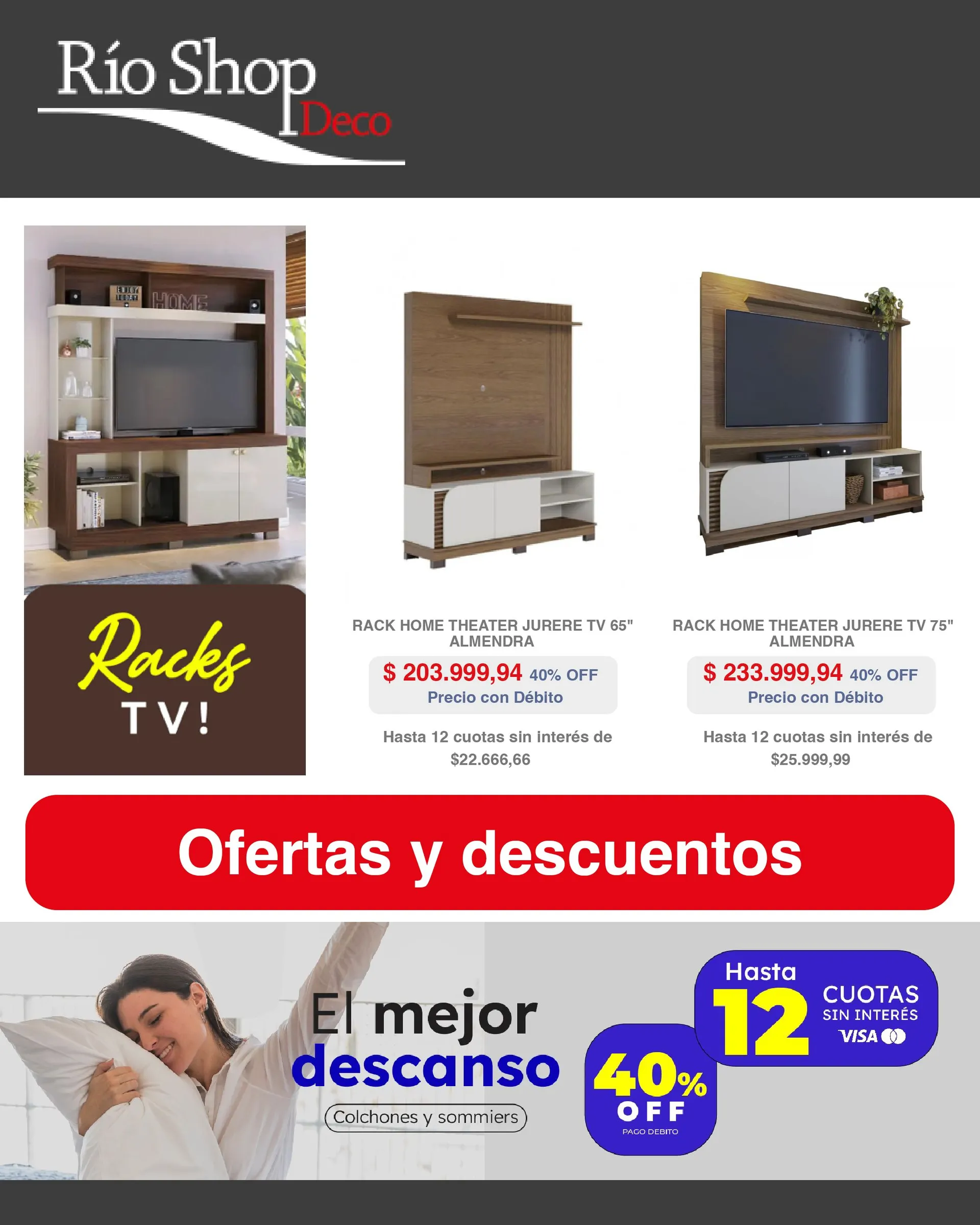 Ofertas de Rio Shop Deco Ofertas semanales! 20 de mayo al 3 de junio 2025 - Página 1 del catálogo