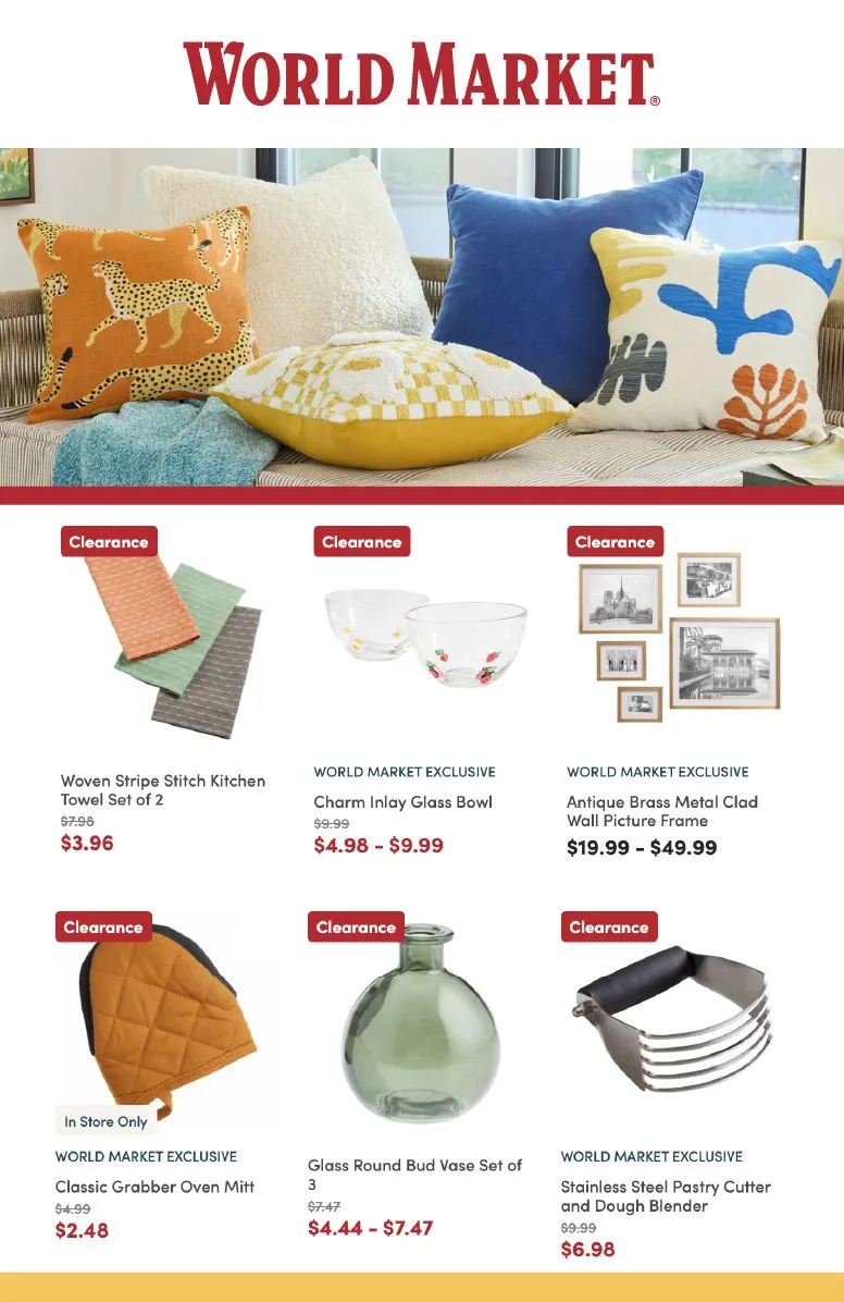 Weekly ad World Market Weekly Ad from May 12 to May 26 2025 - Page