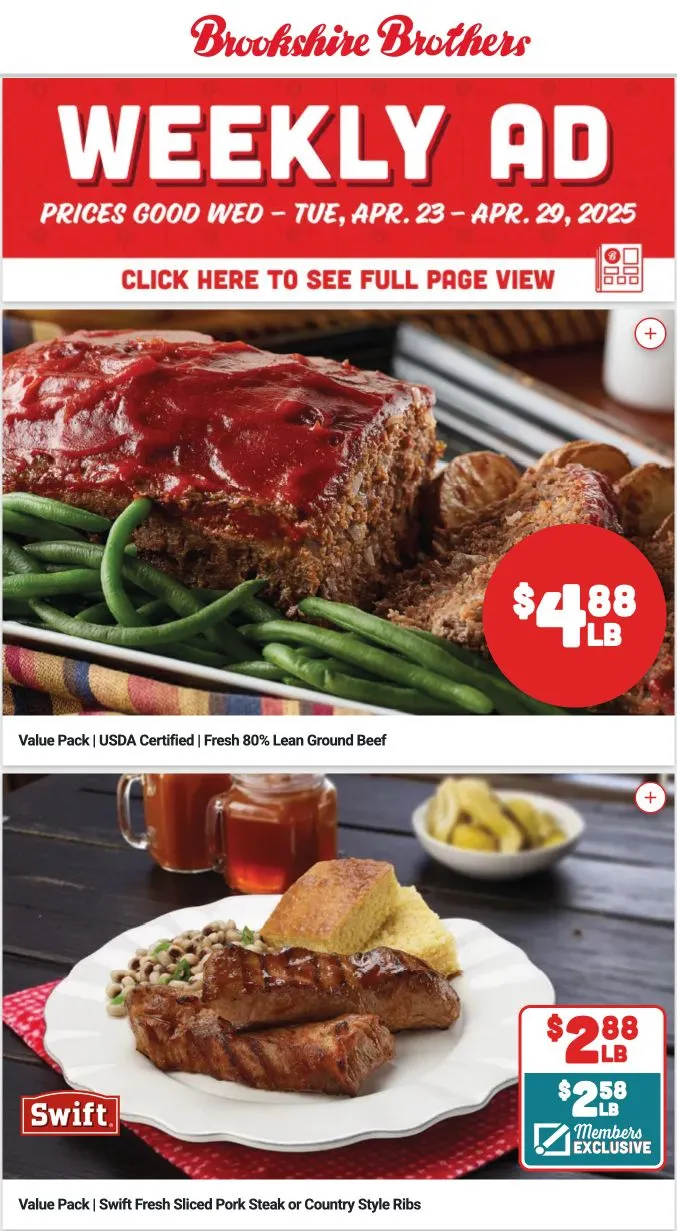 Weekly ad Brookshire Brothers Weekly Ad from April 23 to April 29 2025 - Page 