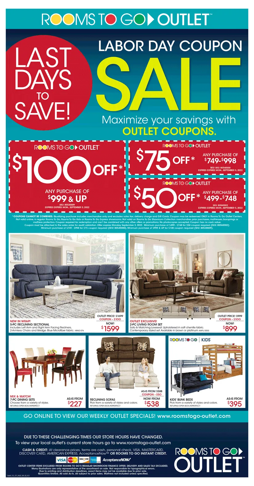 Weekly ad Rooms To Go weekly ads from May 13 to May 31 2026 - Page 