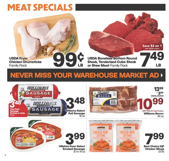 Weekly ad Warehouse Market Sales from October 22 to October 28 2025 - Page 2