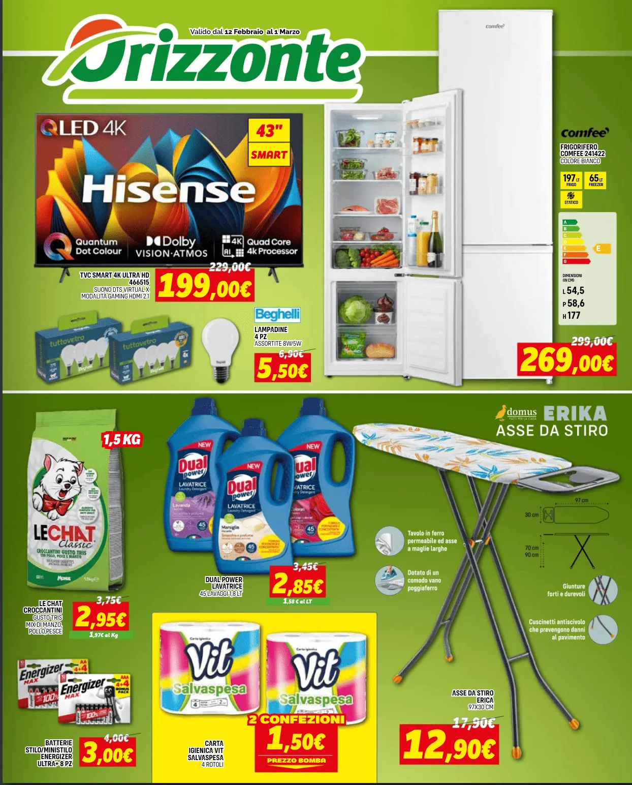 Volantini Orizzonte da 12 febbraio a 1 marzo di 2026 - Pagina del volantino 1