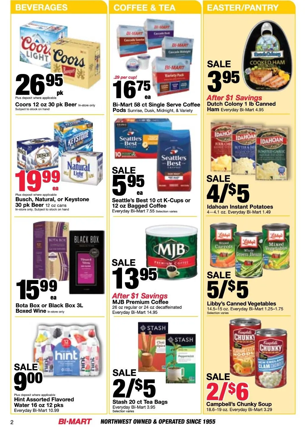 Weekly ad Bi-Mart Sales from March 25 to April 13 2026 - Page 2