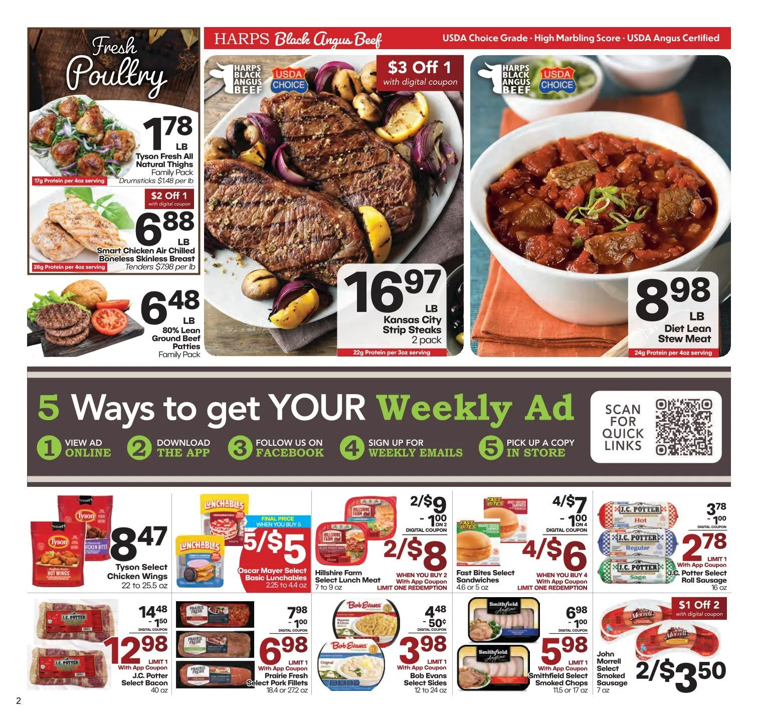 Weekly ad Harps Foods Sales from October 1 to October 7 2025 - Page 2
