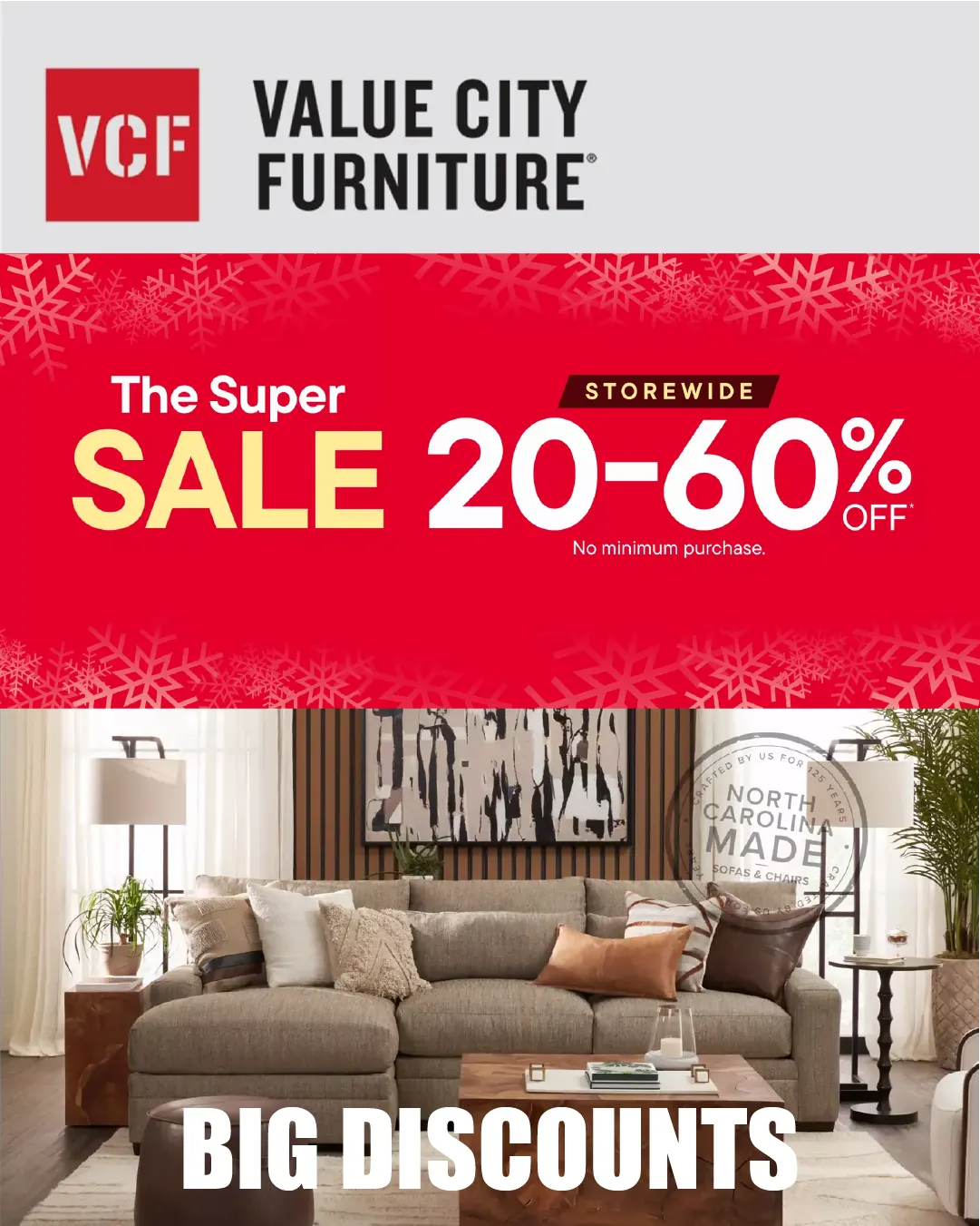 Weekly ad Value City Furniture Sales from December 11 to December 24 2025 - Page 1