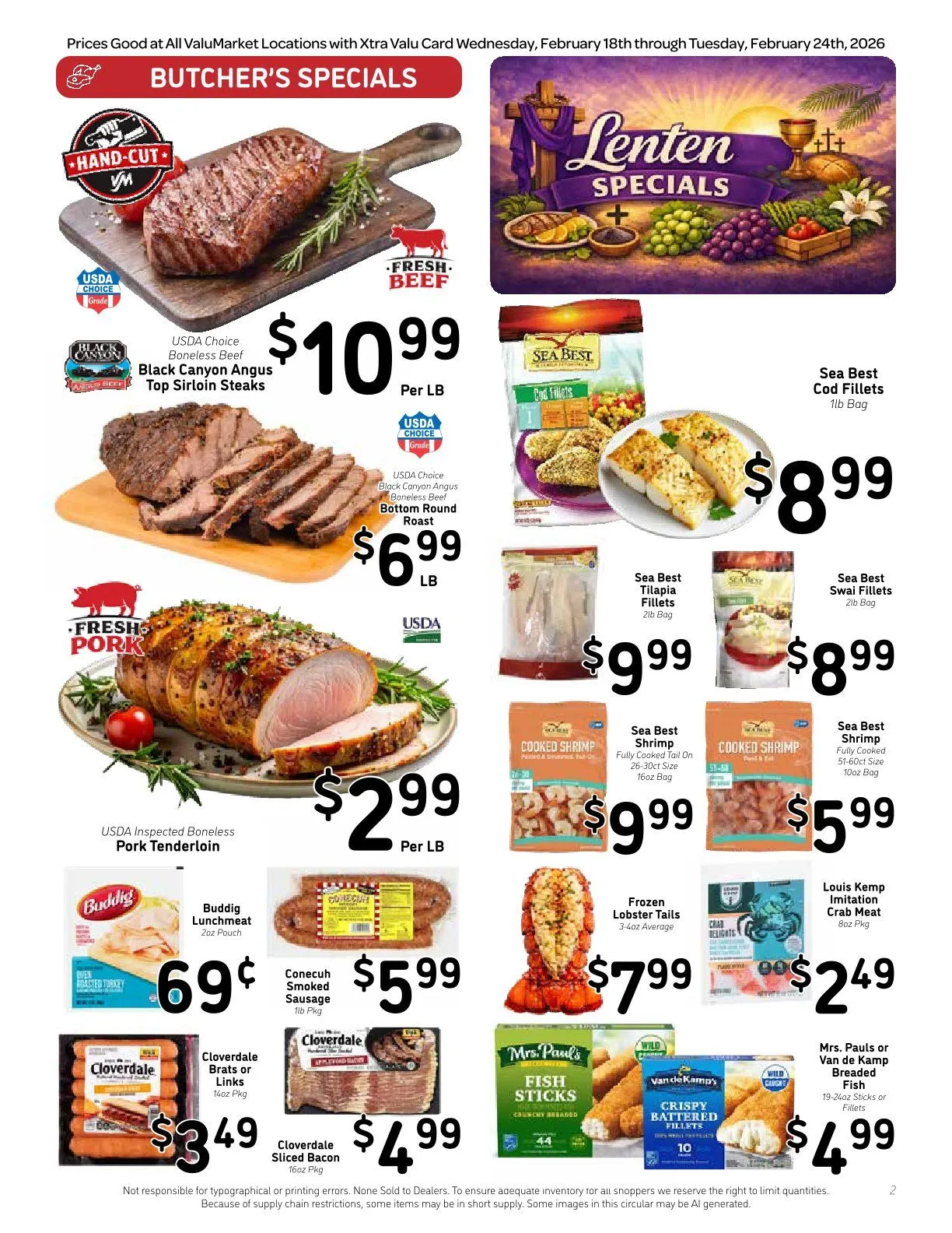 Weekly ad ValuMarket Sales from February 18 to February 24 2026 - Page 2