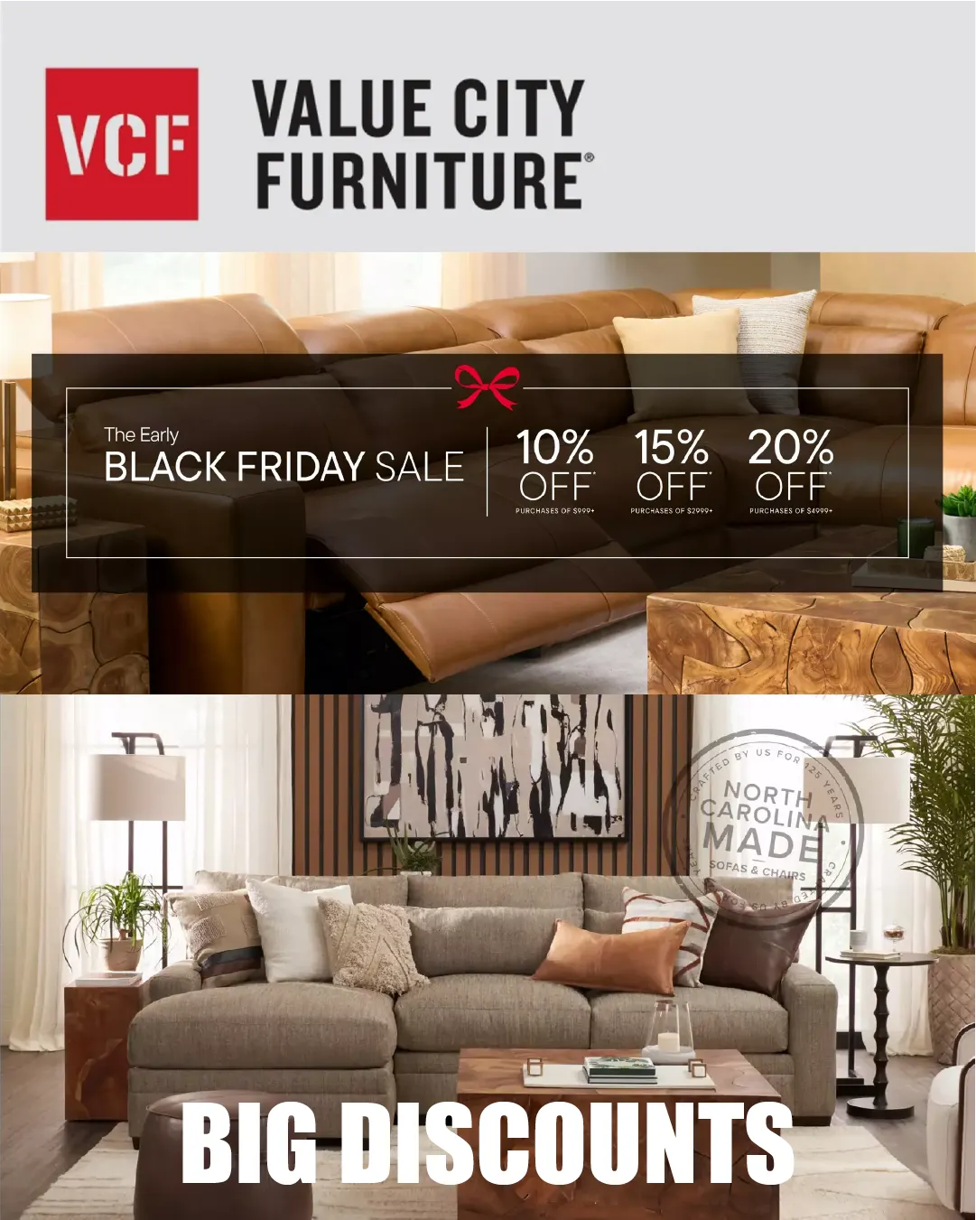Weekly ad  Value City Furniture Sales from November 25 to December 6 2025 - Page 1